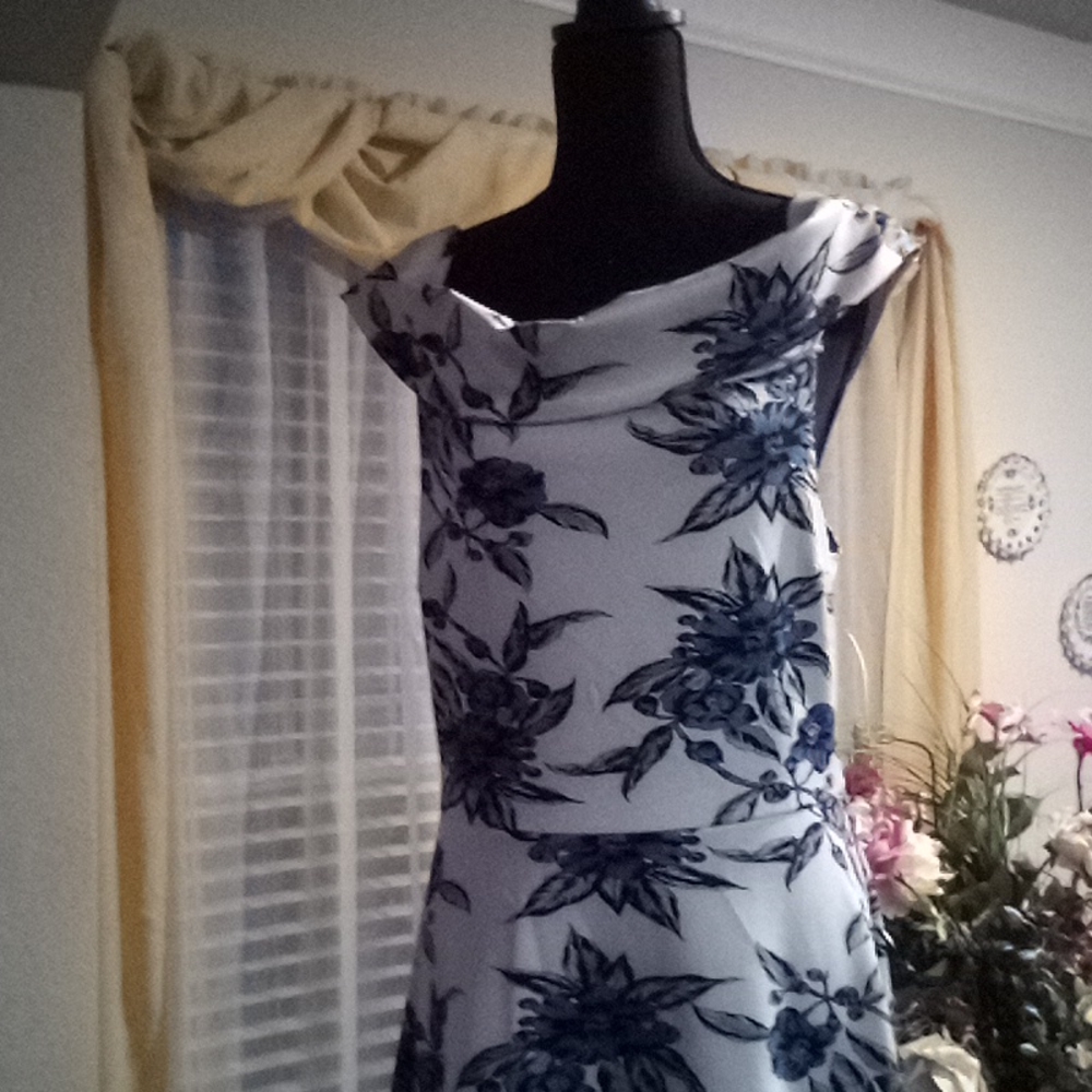 On the shoulder or off the shoulder dress